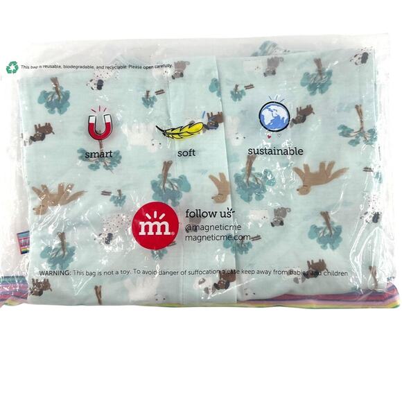 Magnetic Me Baby Central Bark Magnetic Modal Footie Romper Size 6-9M - Picture 5 of 10